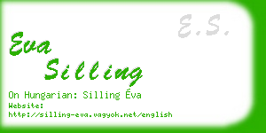 eva silling business card