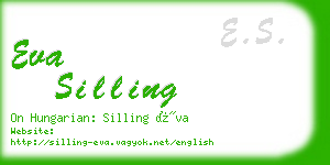 eva silling business card